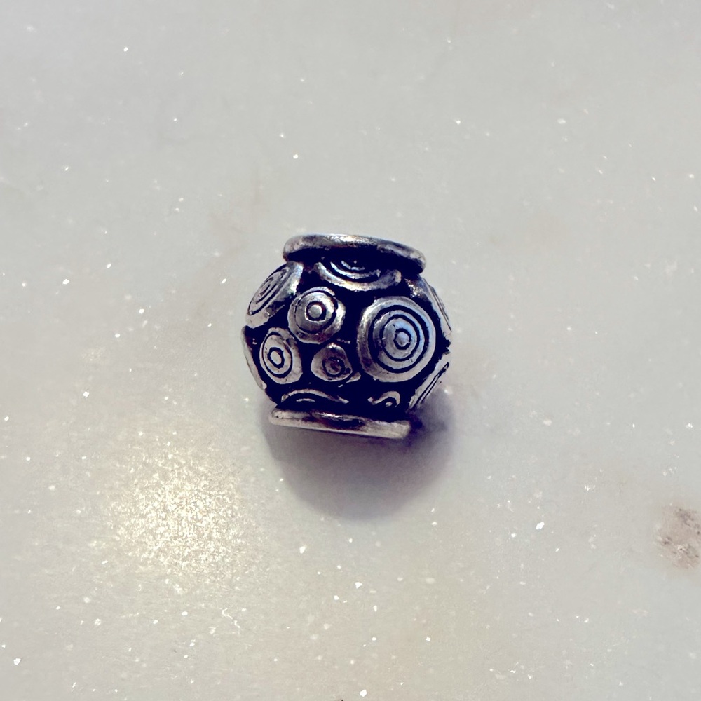 Brighton Scrolled Round Bead Charm